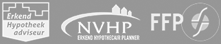 De Kredieter | Logo's SEH, FFP, NVHP, MFP